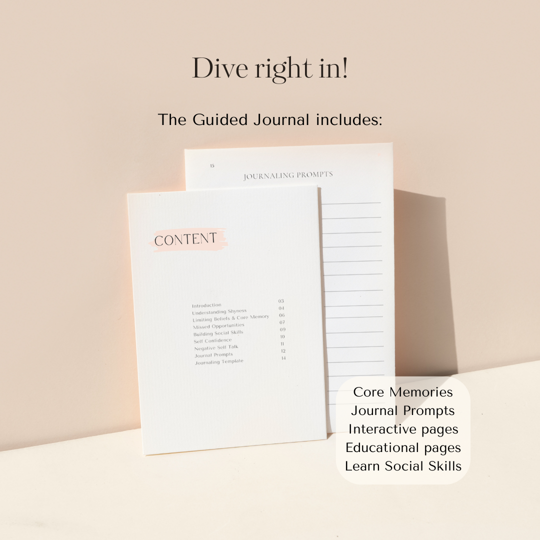 Quietly Confident: Shyness Guided Journal